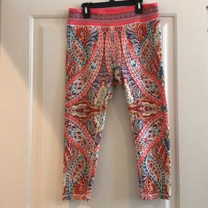 Nanette Lepore Capri Leggings Size Large
